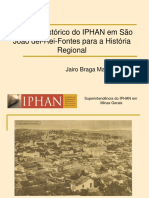 Arquivo Histórico, Fonte para A História Regional