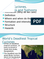 Tropical Cyclones, Hurricanes and Typhoons