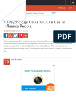 10 Psychology Tricks You Can Use To Influence People - Listverse