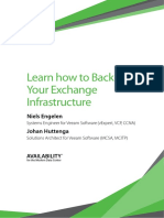 Learn How Backup Your Exchange Infrastructure