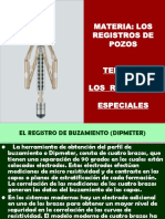 Registro Especiales de Pozo