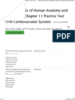 Anatomy and Physiology Chapter 11 Practice Test