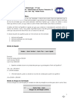 Contabilidade Intermediária - Exercícios de Fixação ADM-Ponto de Equilibrio e Alavancagem