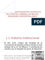 Antecedentes Hospital General de Mexico1