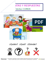 Aprendo A Responder A Preguntas Quien Que Donde COMER