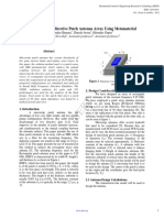 Ijert: Designing Superdirective Patch Antenna Array Using Metamaterial