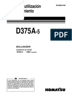 Manual de Operación y Mantención en Español D375 A - 5 PDF