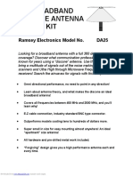 Broadband Discone Antenna KIT: Ramsey Electronics Model No. DA25