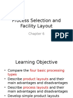 Process Selection and Facility Layout