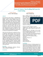 Determining of Thickness of Cohesive Non Swelling Soil Layer For Canal Lining