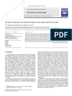 Bioresource Technology Volume 102 Issue 3 2011 Y.F. Huang W.H. Kuan P.T. Chiueh S.L. Lo - Pyrolysis of Biomass by Thermal Analysis Mass Spectrometry