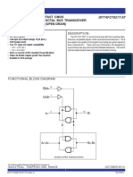 Fast Cmos Octal Bus Transceiver (Open Drain) : Features: Description