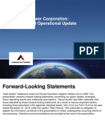 American Tower Financial and Operational Update