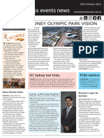 Business Events News Business Events News: Sydney Olympic Park Vision