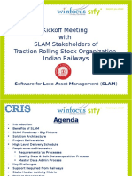 Presentation 2 - CRI SLAM Kick Off Presentation 6 Aug 2013 by Sify-WinFocus