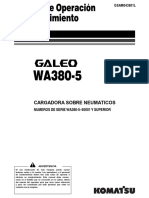 Manual de Operación y Mantención WA 380 - 5 PDF