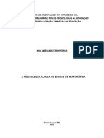 A Tecnologia Aliada Ao Ensino Da Matemática PDF