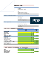 Financial Template Guideline