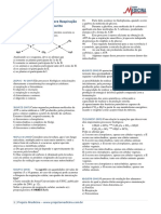 Biologia Citologia Respiracao Celular Exercicios Gabarito