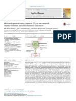 Methanol Synthesis Using Captured CO2 As Raw Material: Techno-Economic and Environmental Assessment