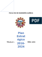 Plan Estrategico de La Facultad de Ingenieria Quimica