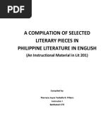 Compilation of Literary Pieces in Phil Lit