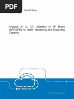 Analysis of UL CE Utilization of BP Board For Better Monitoring and Expanding Capacity