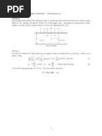 Fluids Homework 5 - Solutions