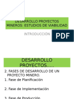 Desarrollo Proyectos Mineros