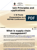 Supply Chain Principles and Applications