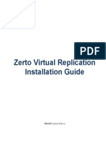 Zerto Virtual Replication Installation