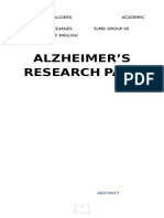 Alzheimer'S Research Pape