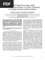 Digital-Signal-Processing-Aided Ultra-High-Speed Radio-over-Fiber Technology For Highly Resilient Mobile Backhaul