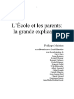 L'ecole Et Les Parents