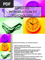 Abpg1103 - Introduction To Psychology. 2