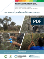 Normativas para Las Mediciones A Campo Inventario Forestal Monte Quemado