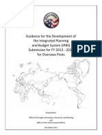 Peace Corps OST IPBS Guidance For Overseas Posts FY 2013-2015