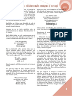 La Biblia - El Libro Mas Antiguo y Actual PDF