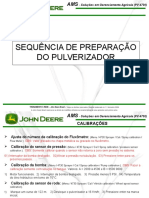 Sequência de Preparação Do Pulverizador