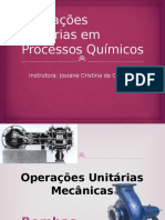 Operações Unitárias II - Bombas