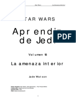 Aprendiz de Jedi 18 - La Amenaza Interior