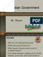 Canadian Government: Mr. Bauer