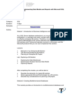 20466C: Implementing Data Models and Reports With Microsoft SQL Server 2014