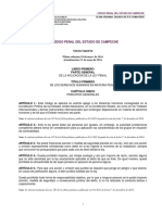 Codigo Penal Del Estado de Campeche