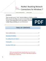 HOWTO ResetWin7NetworkConnections New