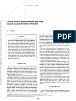 Leveling Airborne Gamma-Radiation Data Using Between-Channel Correlation Information