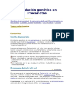 Regulación Genética en Procariotas