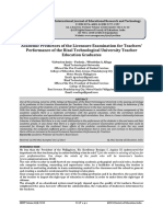 Academic Predictors of The Licensure Examination For Teachers' Performance of The Rizal Technological University Teacher Education Graduates