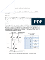 ECE 4141-Experiment 3 - CMOS NAND Transistors Sizing Simulation Using PSPICE