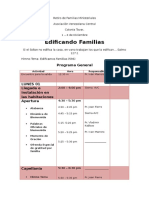 Retiro de Familia Programa Detallado